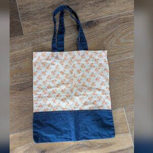 Handmade Tote Bag Vintage Ditsy Floral Pattern